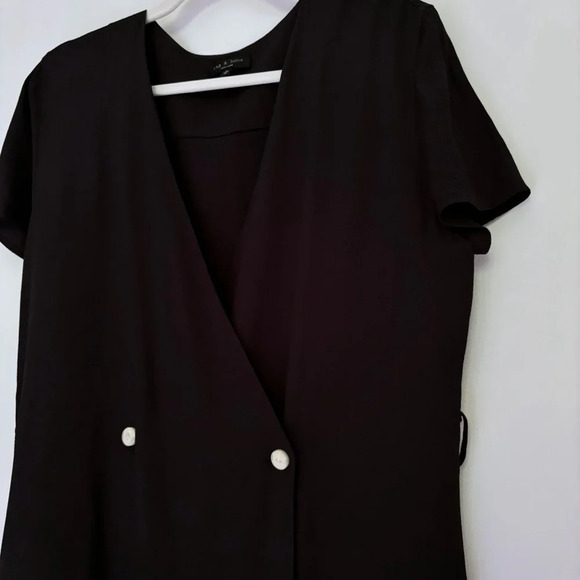 Rag & Bone Blazer Mini Dress Black  Size M - Picture 4 of 9